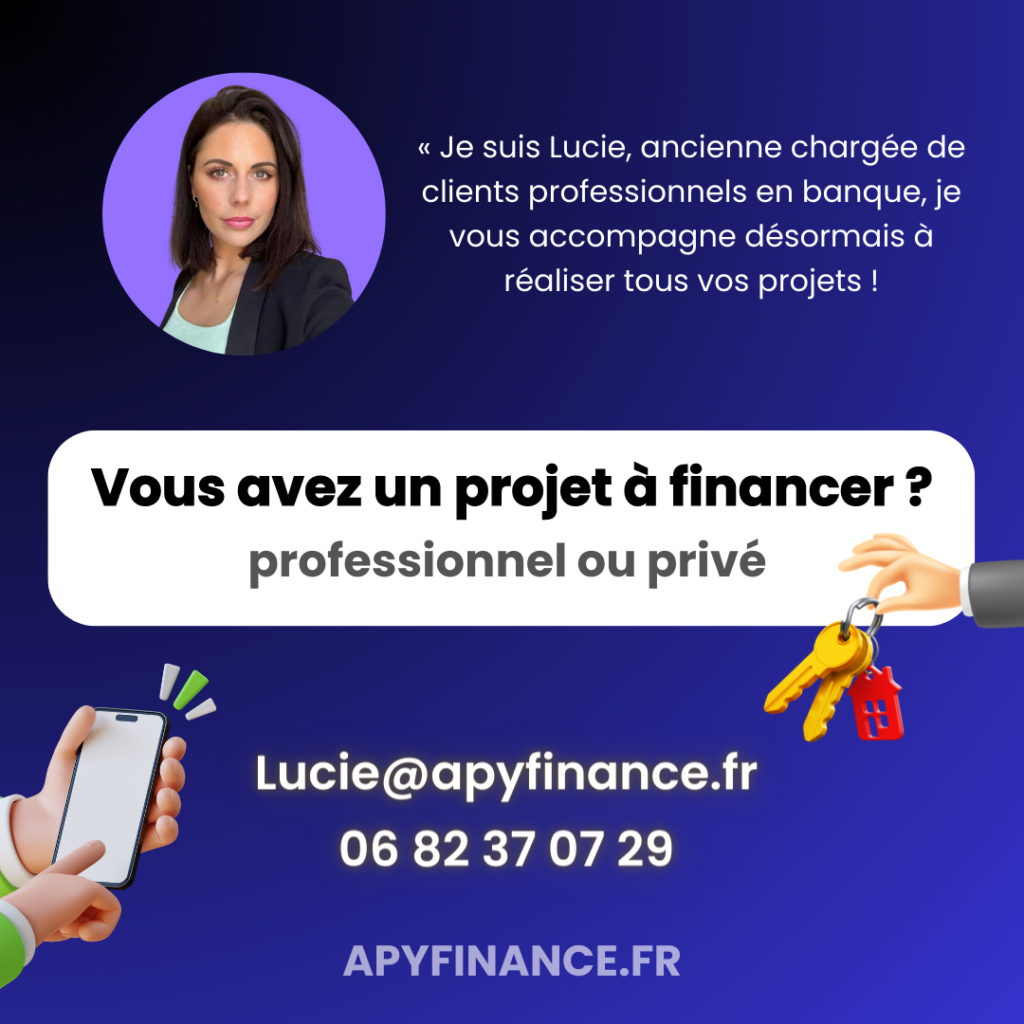 Me contacter, lucie PELLIEUX APY FINANCE